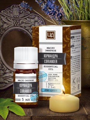 кориандр масло эфирное 5 мл