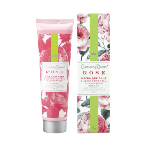 Маска для лица с абсолютом розы, 75 г Сияние для нормальной и комбинированной кожи
