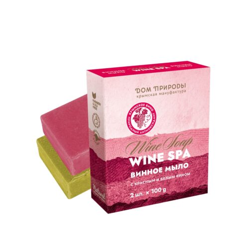 Набор. Твердое винное мыло Wine SPA. Красное и белое ВИН, 200г