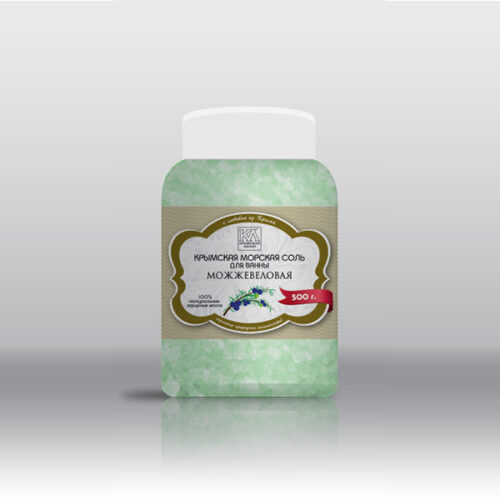 Соль морская для ванн Можжевельник 500 гр