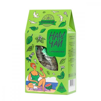 ТГК Наш Чай с мелиссой (20 пирамидок)