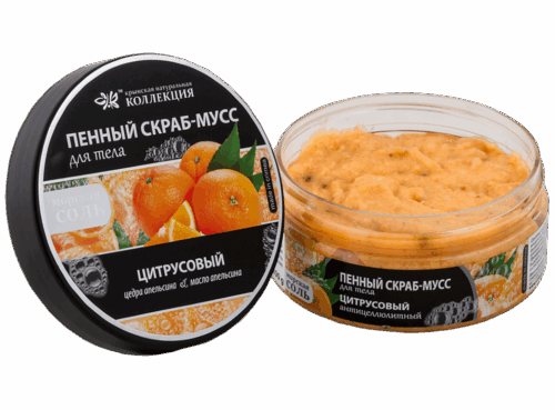 Пенный скраб-мусс 200 г (Цитрусовый)