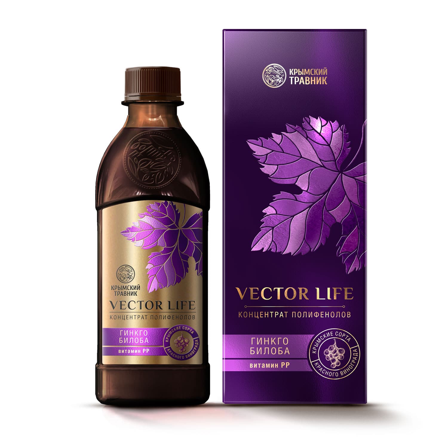 "VECTOR LIFE" с гинкго билоба и витамином РР 250 мл