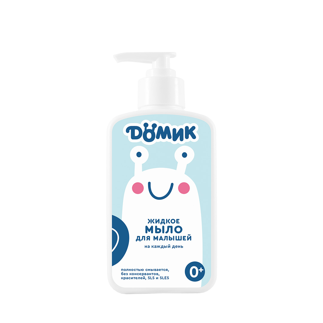 Натуральное жидкое мыло для малышей ДЕТ, 300мл