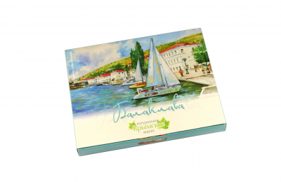 Сувенирный набор крымского мыла Акварели Крыма БАЛАКЛАВА, 200г