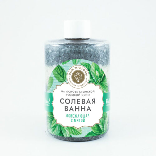 Солевая ванна "Освежающая" с мятой ЭМ, 400г
