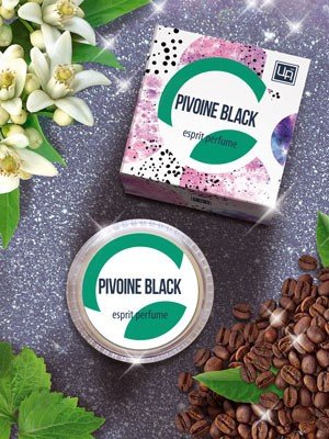 Духи твердые эспри "Pivoine black"