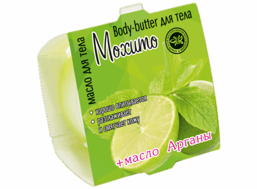 Масло - плитка для тела 35 г (Мохито)