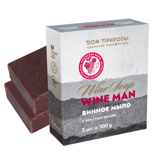 Набор. Твердое винное мыло Wine Man (2*100г) ВИН, 200г