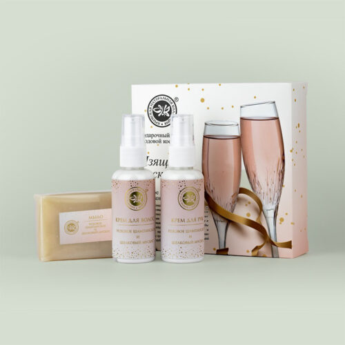 Подарочные наборы (Набор «Изящная роскошь» Розовое шампанское и шелковый мускус)