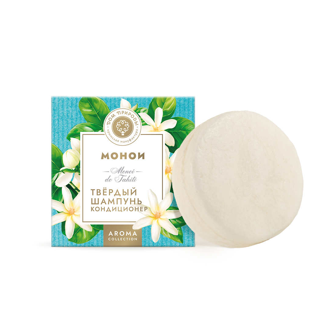 Твердый шампунь-кондиционер Монои КММ, 75г