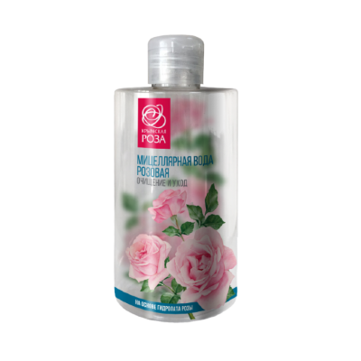 Мицеллярная вода Роза на основе гидролата розы, 450 мл