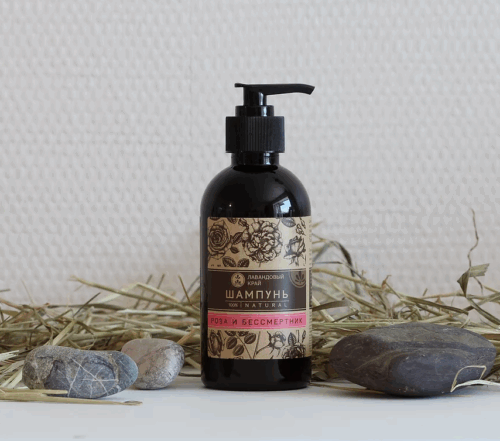 Шампунь натур. Роза и бессмертник