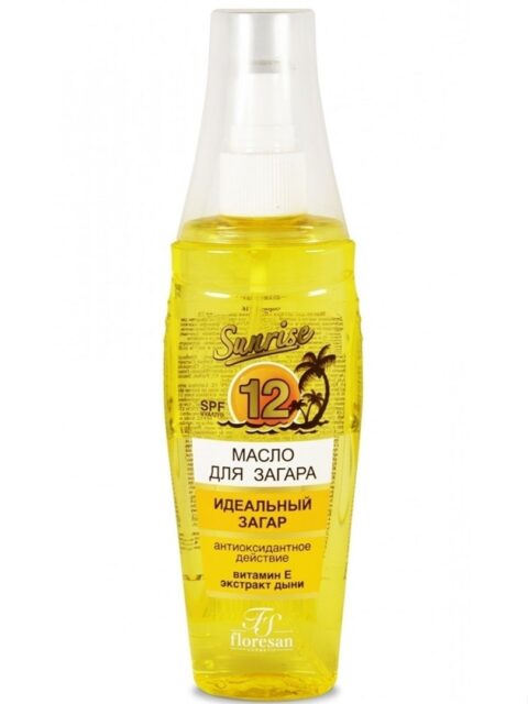 Флоресан Масло для загара ЯНТАРНАЯ ДЫНЯ SPF 12 135 мл