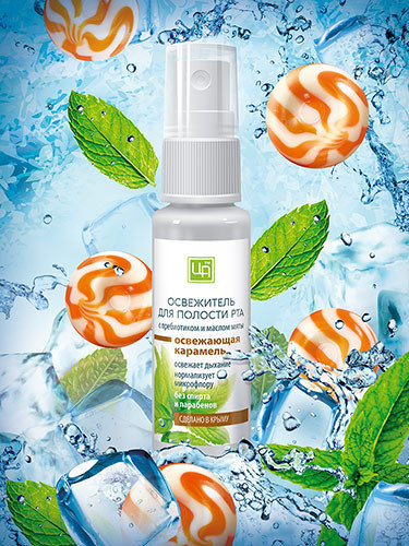 Освежитель для полости рта Освежающая Карамель 30 МЛ