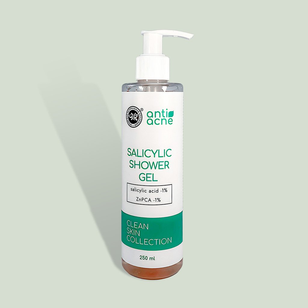 Anti-acne коллекция (Гель для душа для проблемной кожи с салициловой кислотой и цинком 250 мл)