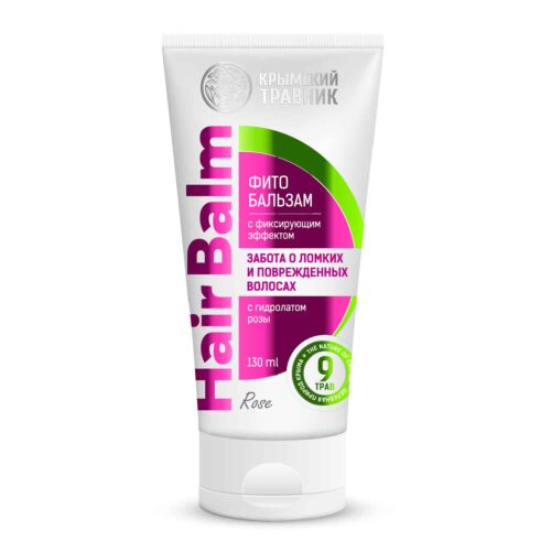 Фитобальзам "ЗАБОТА О ЛОМКИХ И ПОВРЕЖДЕННЫХ" с гидролатом розы 130 мл