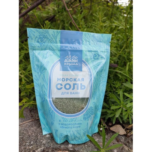 Relax Complex Природная Морская Соль с водорослями Черного моря ДК, 500г