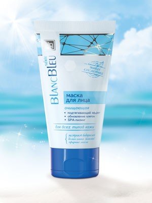 Маска BlancBlue очищающая для всех типов кожи 140 гр