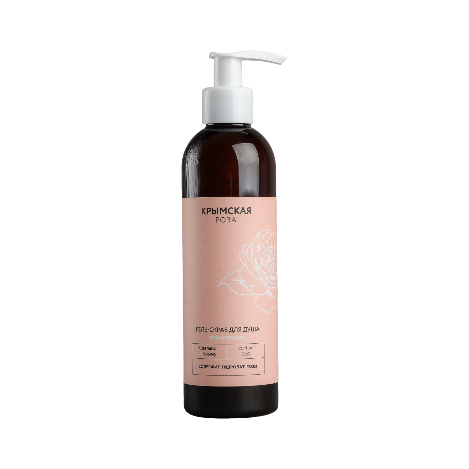 Гель-скраб для душа Rosa Ab Origine очищающий, 250 мл