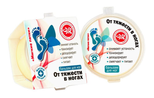 Масло - плитка для тела 35 г (Бальзам для ног от Тяжести в ногах)