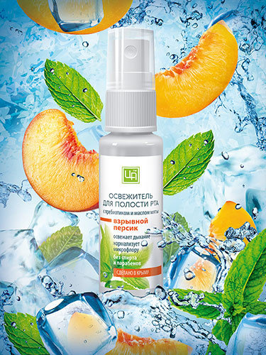 Освежитель для полости рта Взрывной персик, 30 мл