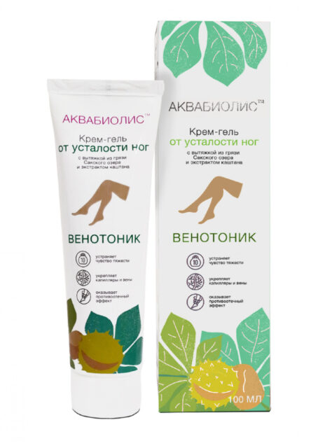 Крем-гель для ног АКВАБИОЛИС Венотоник "От усталости ног"