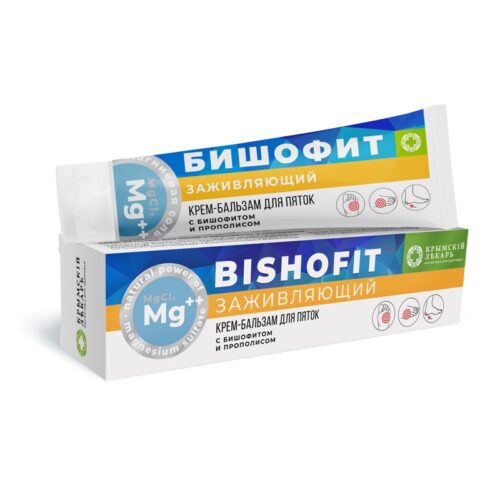 Крем-бальзам с бишофитом и прополисом для пяток заживляющий БШ 90 г