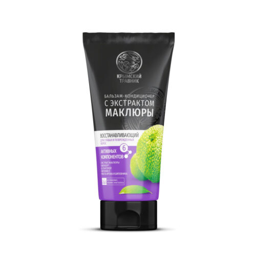 Бальзам-кондиционер "ВОССТАНАВЛИВАЮЩИЙ" для слабых и поврежденных волос с экстрактом маклюры 200 мл