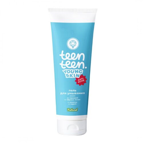 Гель для умывания для юной кожи От прыщей и чёрных точек с цинком и серой ТИН, 150мл