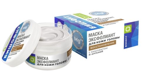 Маска-эксфолиант для кожи головы с БИШОФИТОМ и АРГАНОЙ Восстановление БШ, 200г