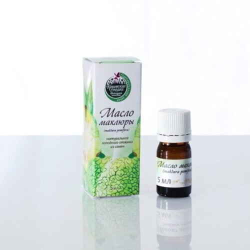 Масло натуральное холодного отжима из семян маклюры 5 мл