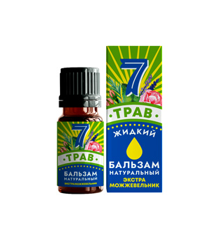 Натуральный крымский бальзам жидкий 7 ТРАВ Можжевельник БКЖ, 5г