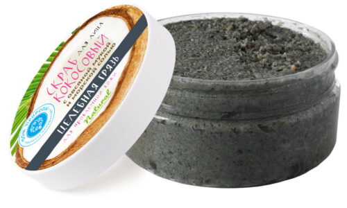 Скраб кокосовый для лица, 170 г Целебная грязь для проблемной кожи