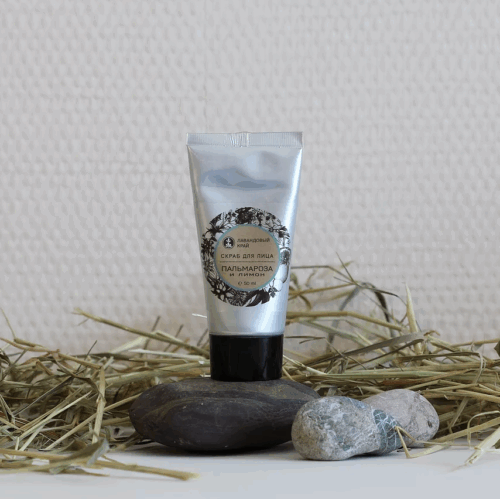 Скраб для лица Пальмароза и лимон