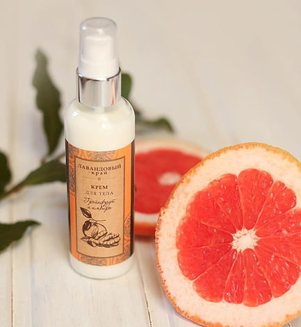 Крем для тела Имбирь и грейпфрут