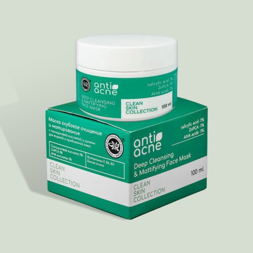 Anti-acne коллекция (Маска с салициловой кислотой и цинком 100 мл)