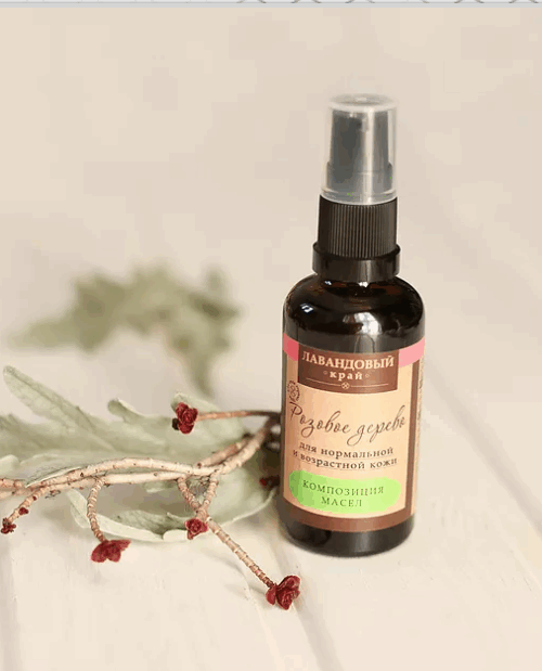 Композиция масел для нормальной и возрастной кожи Розовое дерево