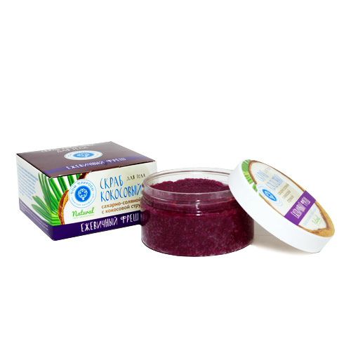 Скраб кокосовый для тела, 280 г : Ежевичный фреш