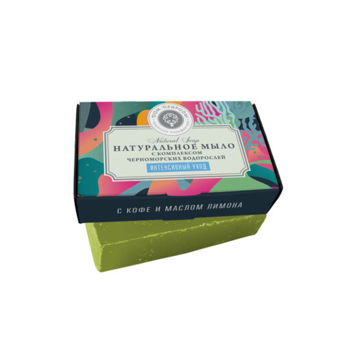 Натуральное мыло, 100 г Интенсивный уход с кофе и лимоном