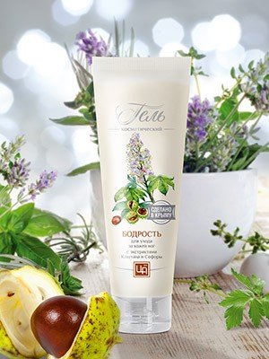 Гель Бодрость для ухода за кожей ног 80 гр.