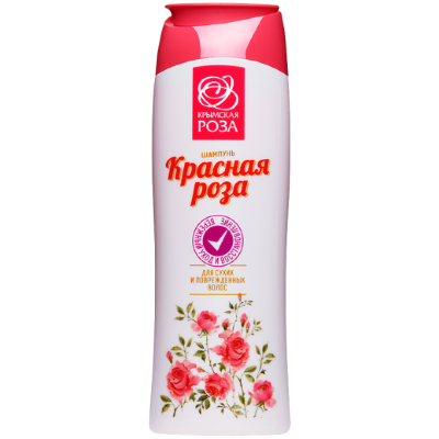 Шампунь Красная Роза, Бережный уход и восстановление, для сухих и поврежденных волос, 250 мл