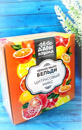 Черное мыло бельди ДК цитрус. микс