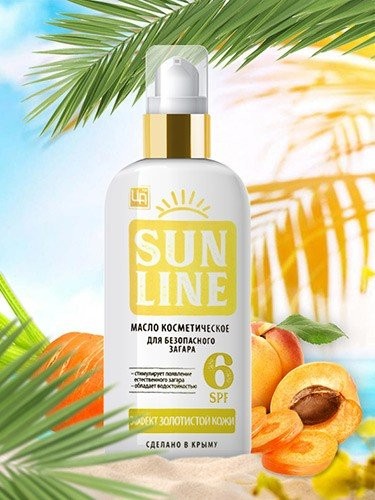 Масло для загара spf 6 эффект золотистой кожи